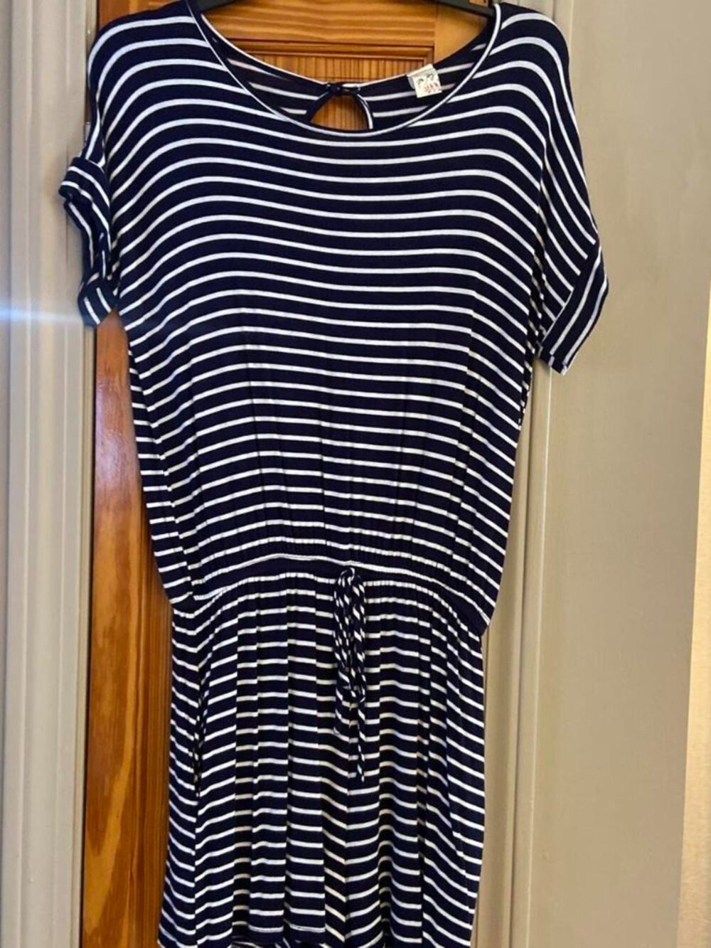 Women's Navy and Blue Playsuit-romper